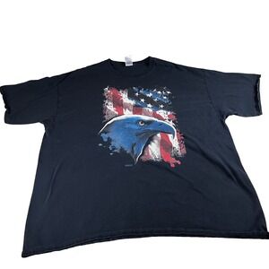 USA Patriotic t-shirt 3XL Black